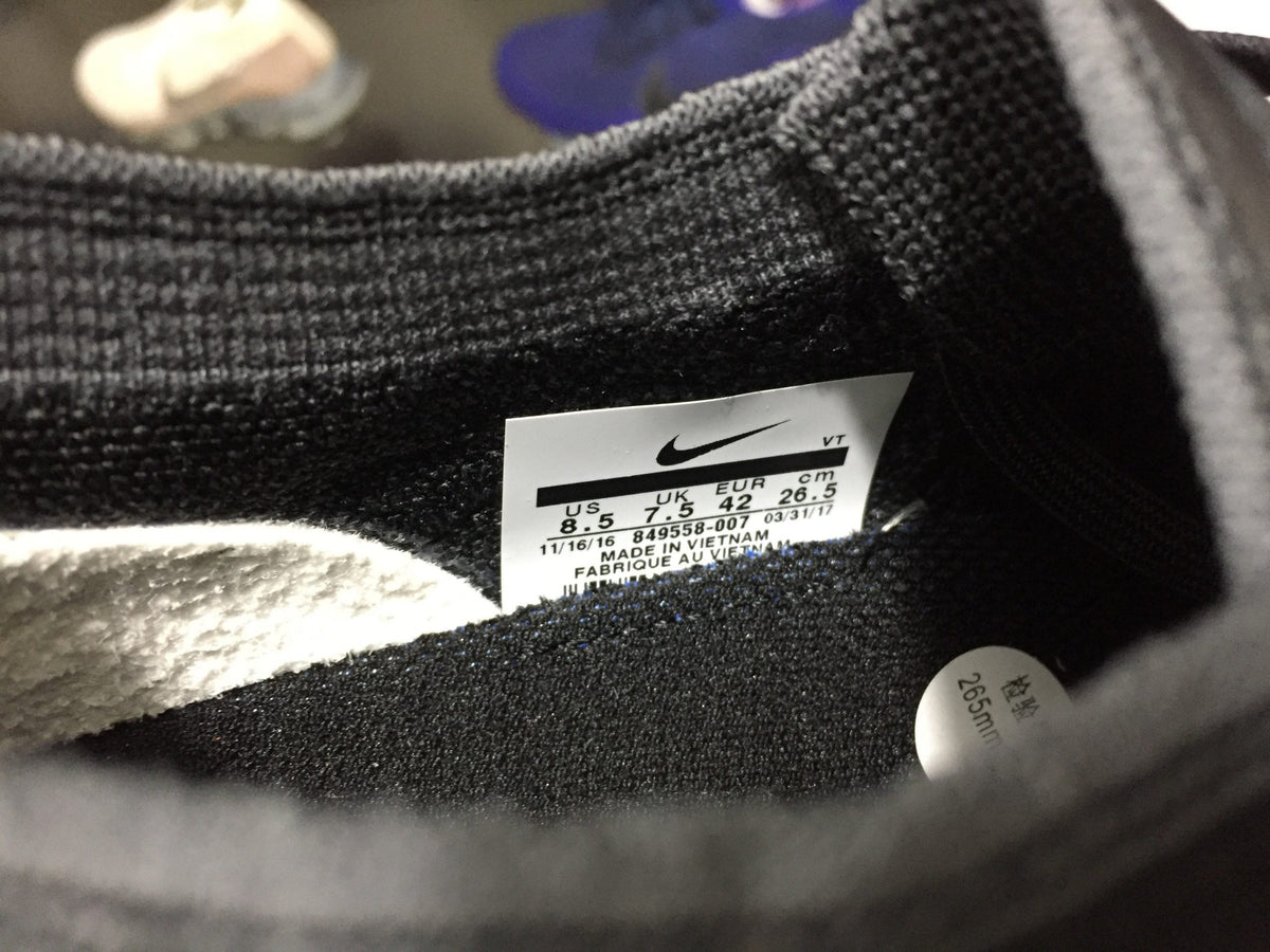 Air VaporMax Flyknit Black Dark Grey Shoes Sneakers – nk0000455