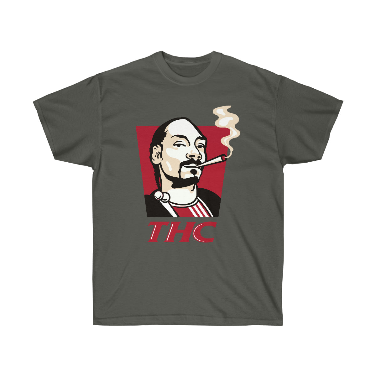 Snoop Dogg THC Smoke Men T-Shirt - Charcoal, 2XL image