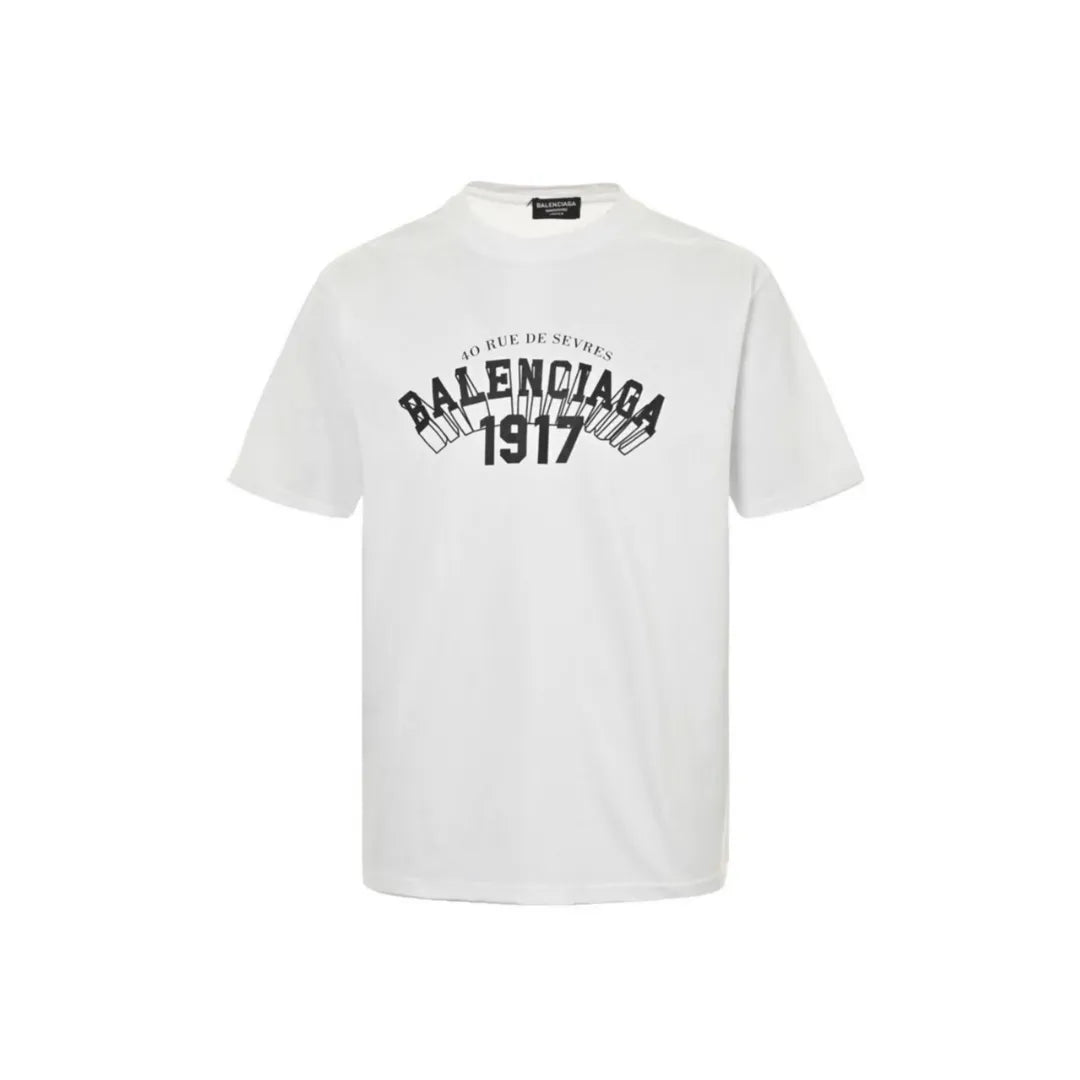 BLCG 1917 Rue de Sevres Logo T-shirt in White - 582 - blcg0000582 image 0