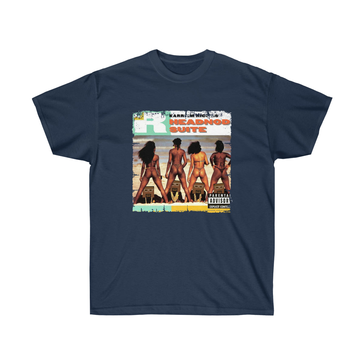 Rap Live Crew Men T-Shirt - Navy, XL image