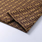 FD Diagonal FF Logo T Shirt in Brown - 78 - fd0000078 image 9