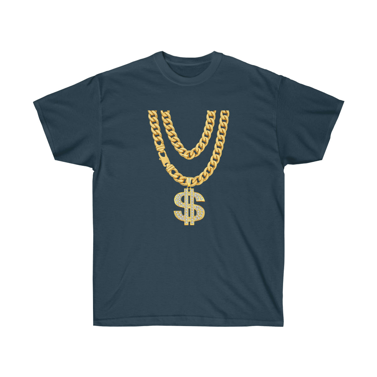 Necklace Dollar Men T-Shirt - Blue Dusk, L image