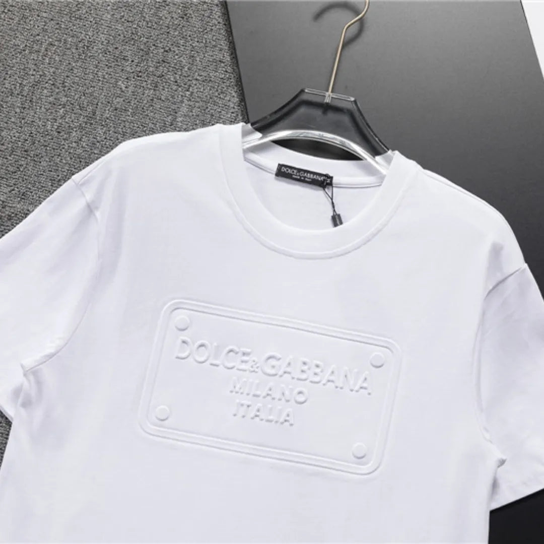 D&G Logo DG Print T-shirt in White - 116 - dng0000116 image 3