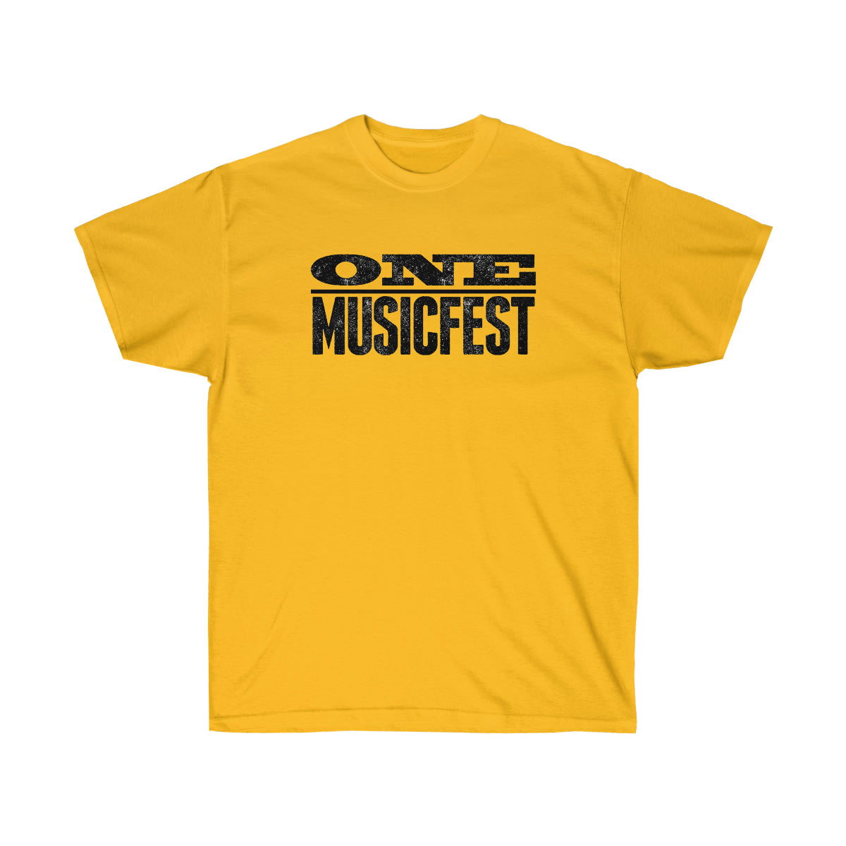 One Musicfest Men T - Shirt - Gold, S image