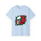 Flower Skull T-Shirt - Light Blue, 3XL image