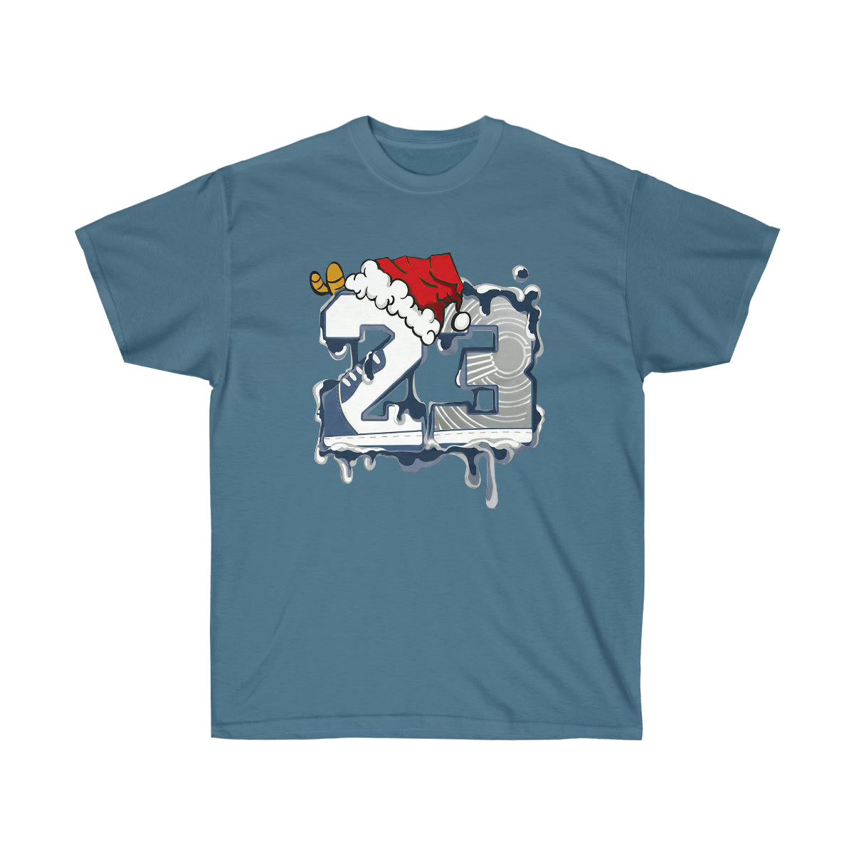 AJ 23 Men T-Shirt - Indigo Blue, 3XL image