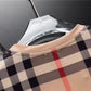 BUR Check Cotton Jacquard T-shirt in Beige - 382 - bbr0000382 image 5