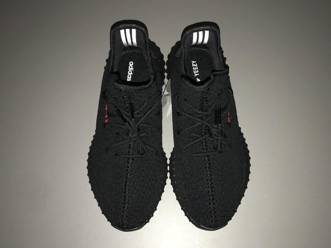 YzY Boost 350 V2 Black Red Shoes Sneakers – ad0000012