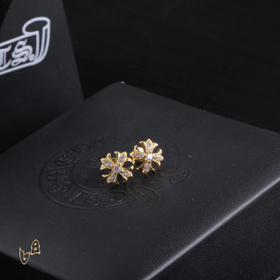CH Cross Flower Earrings – CH0152
