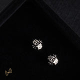 CH Flower Engraved Earrings – CH0154