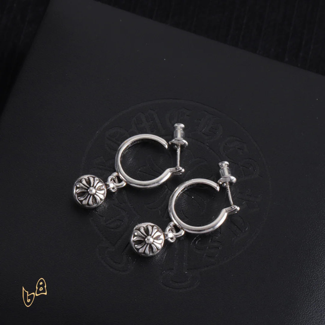 CH Cross Ball Flower Earrings – CH0155
