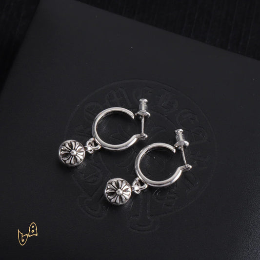 CH Cross Ball Flower Earrings – CH0155