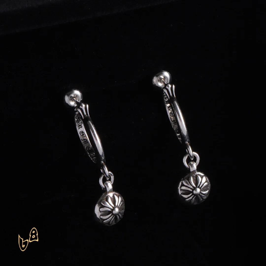 CH Cross Ball Flower Earrings – CH0155