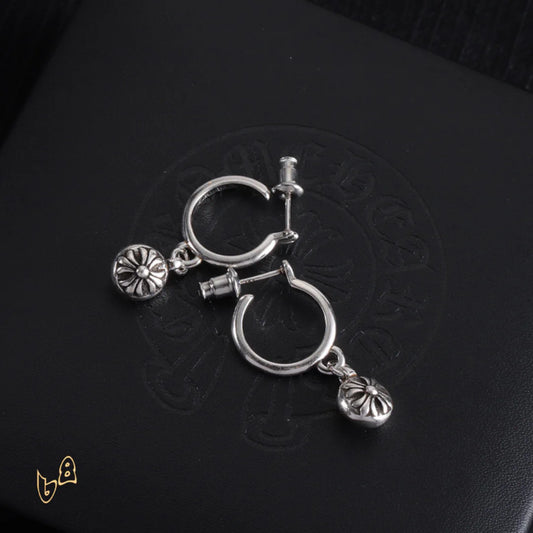 CH Cross Ball Flower Earrings – CH0155