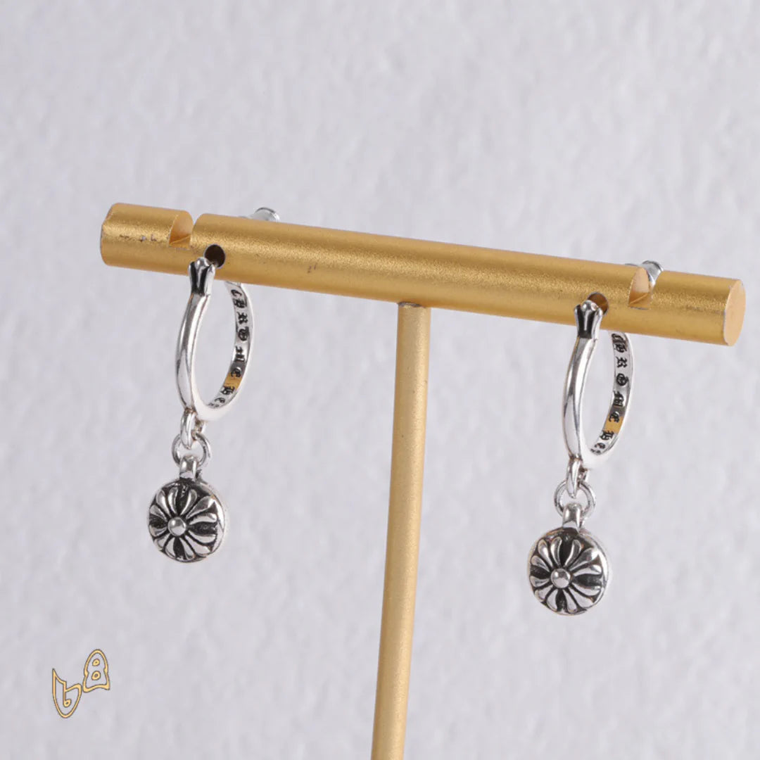 CH Cross Ball Flower Earrings – CH0155