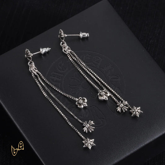 CH Triple Charm Drop Earrings – CH0157