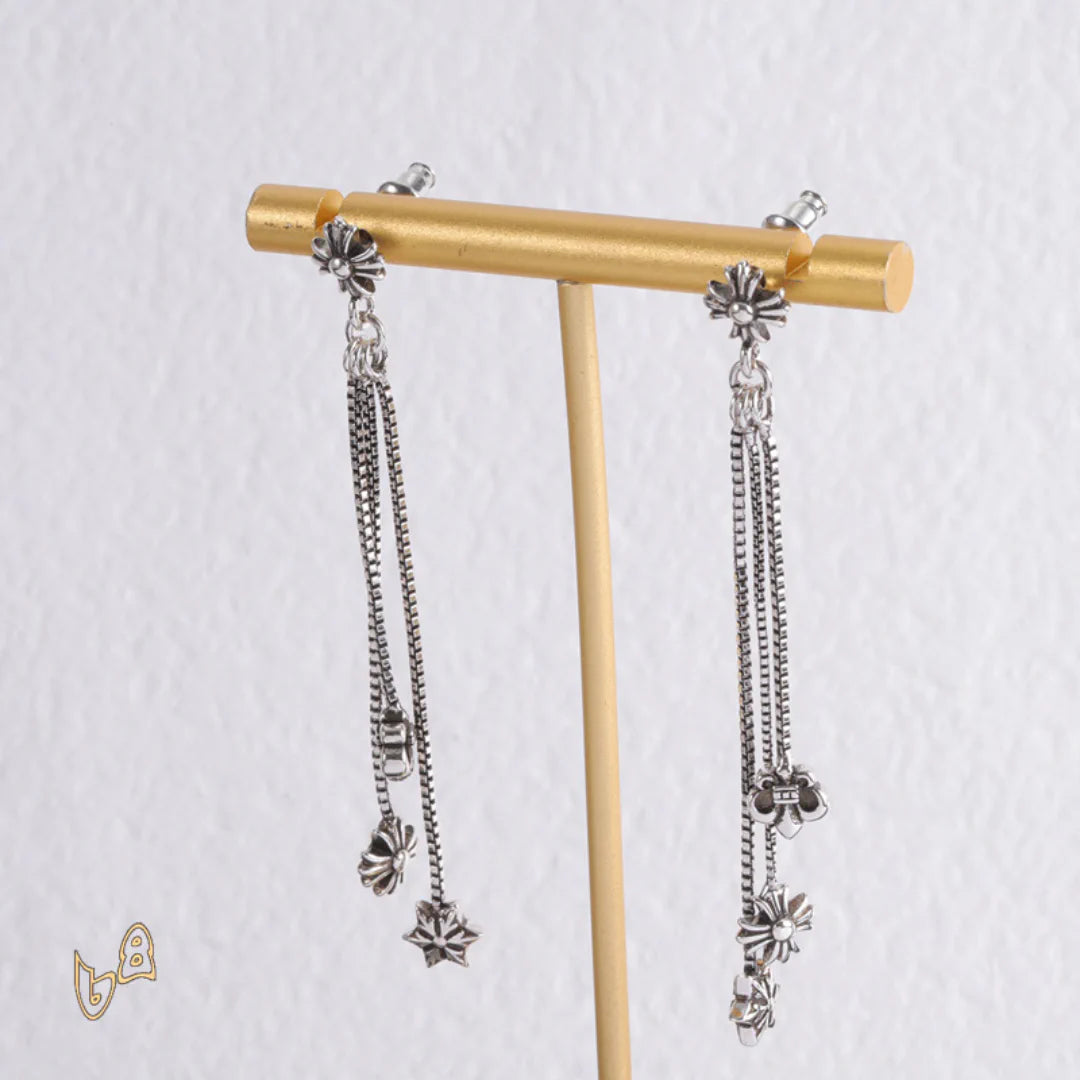 CH Triple Charm Drop Earrings – CH0157