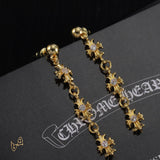 CH Cross Flower Charm Earrings – CH0159
