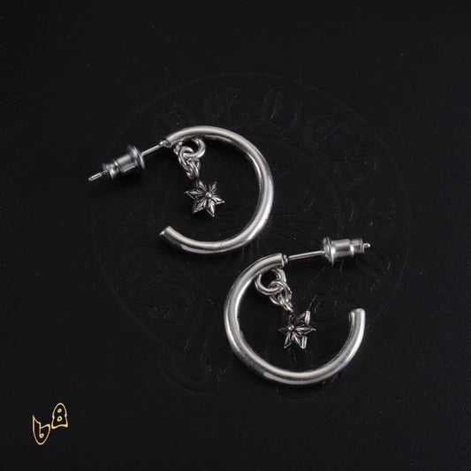 CH Cross Star Hoop Earrings – CH0160