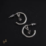 CH Cross Star Hoop Earrings – CH0160