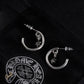CH Cross Star Hoop Earrings – CH0160