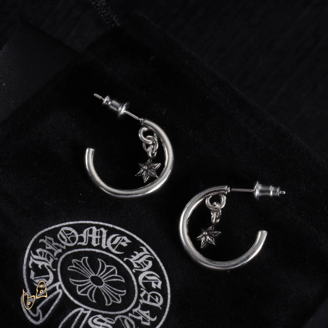 CH Cross Star Hoop Earrings – CH0160