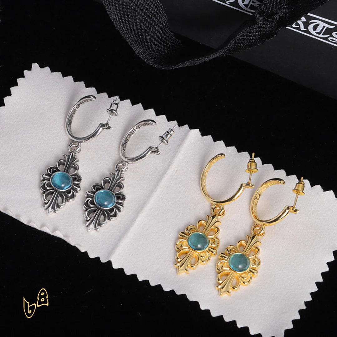CH Gemstone Stud Earrings – CH0164