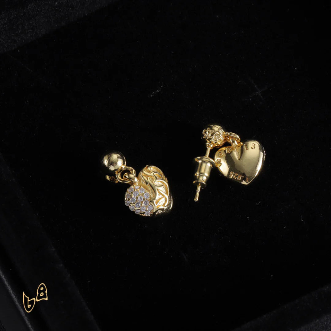 CH Vine Heart Drop Earrings – CH0166
