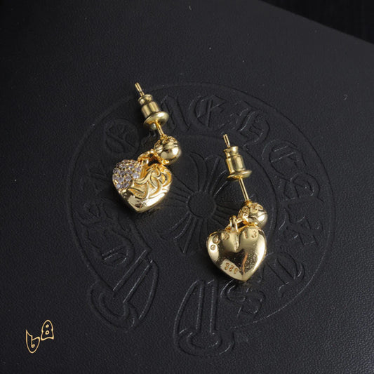 CH Vine Heart Drop Earrings – CH0166
