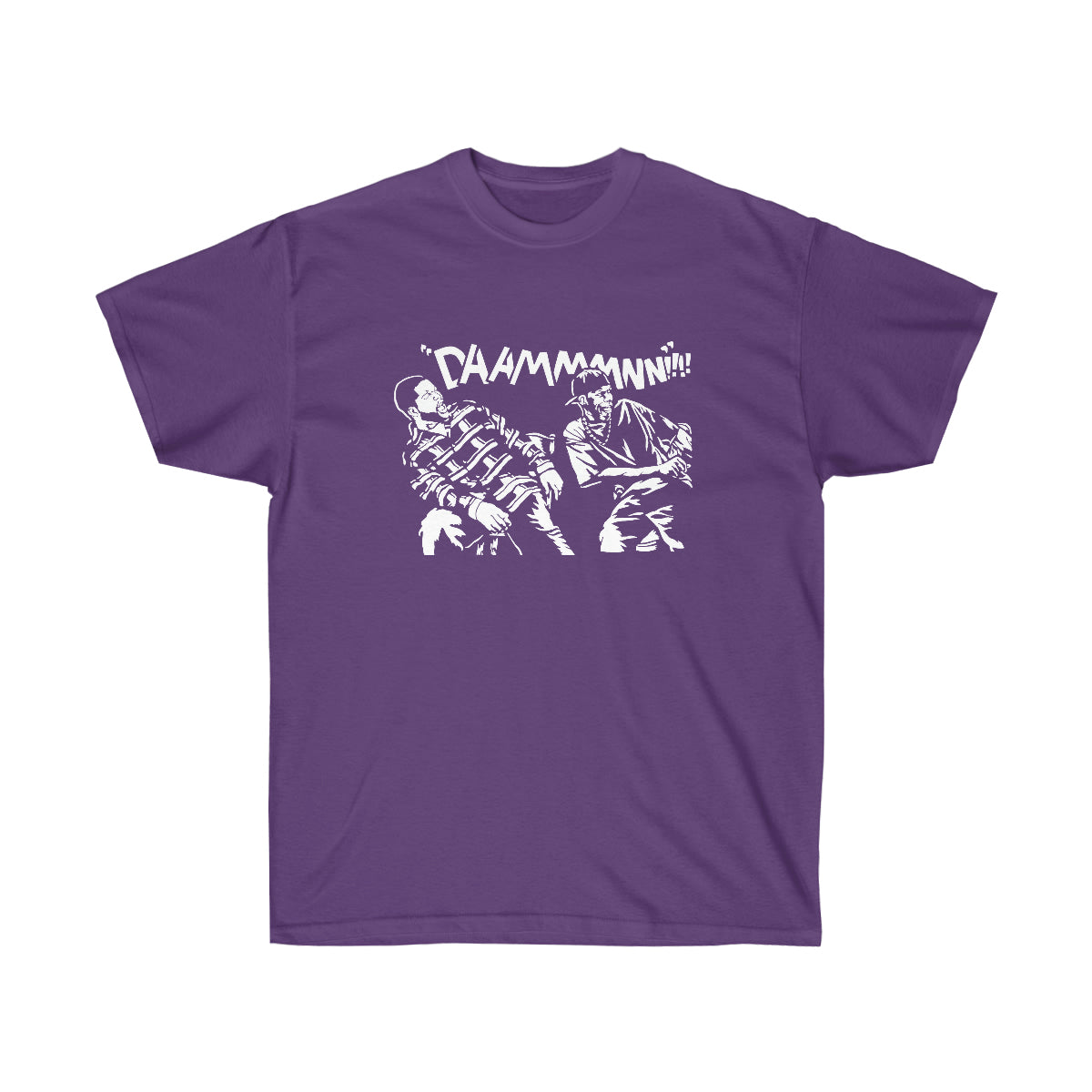 Rap Friday Movies Damnnnn Men T-Shirt - Purple, S image