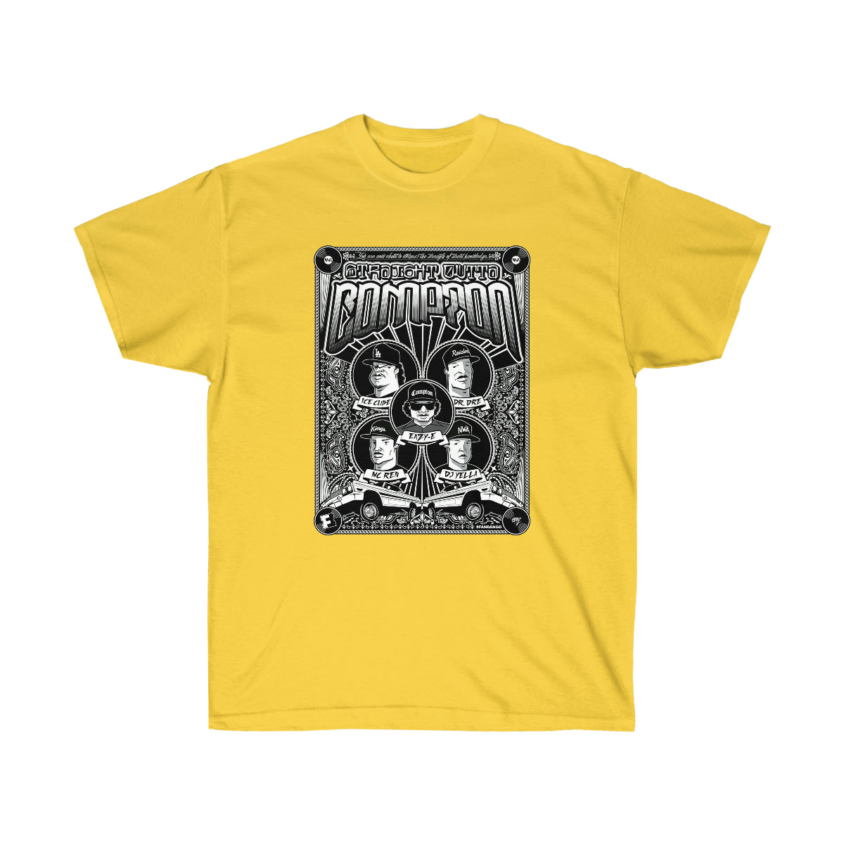 Rap Compton Men T-Shirt - Daisy, 2XL image