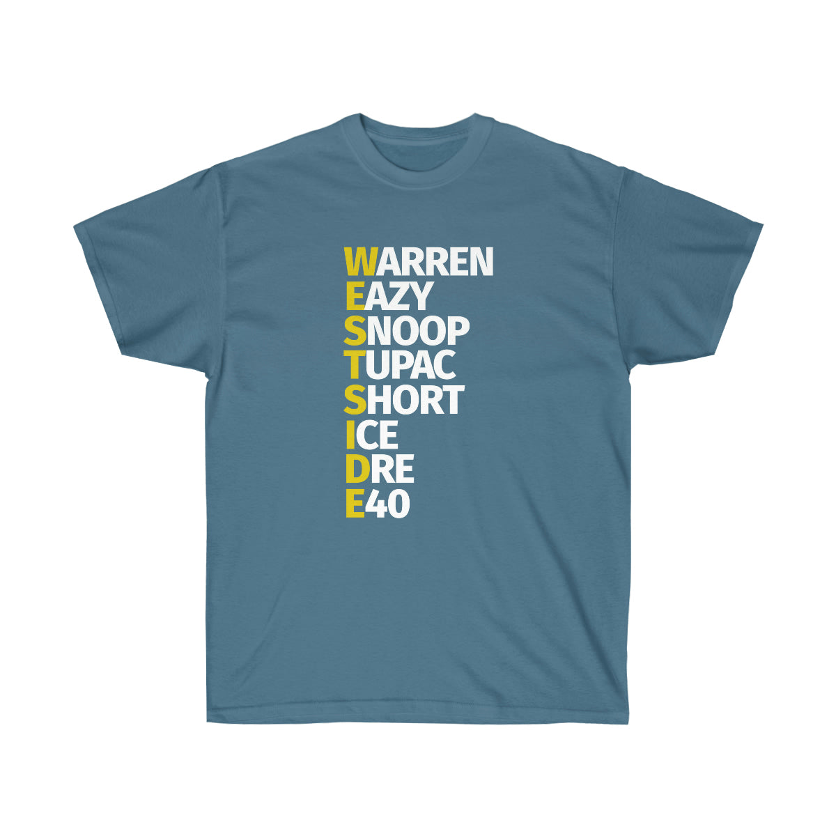 West Side Men T-Shirt - Indigo Blue, M image