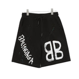BLCG BB Graffiti Logo Shorts in Black - 610 - blcg0000610 image 0