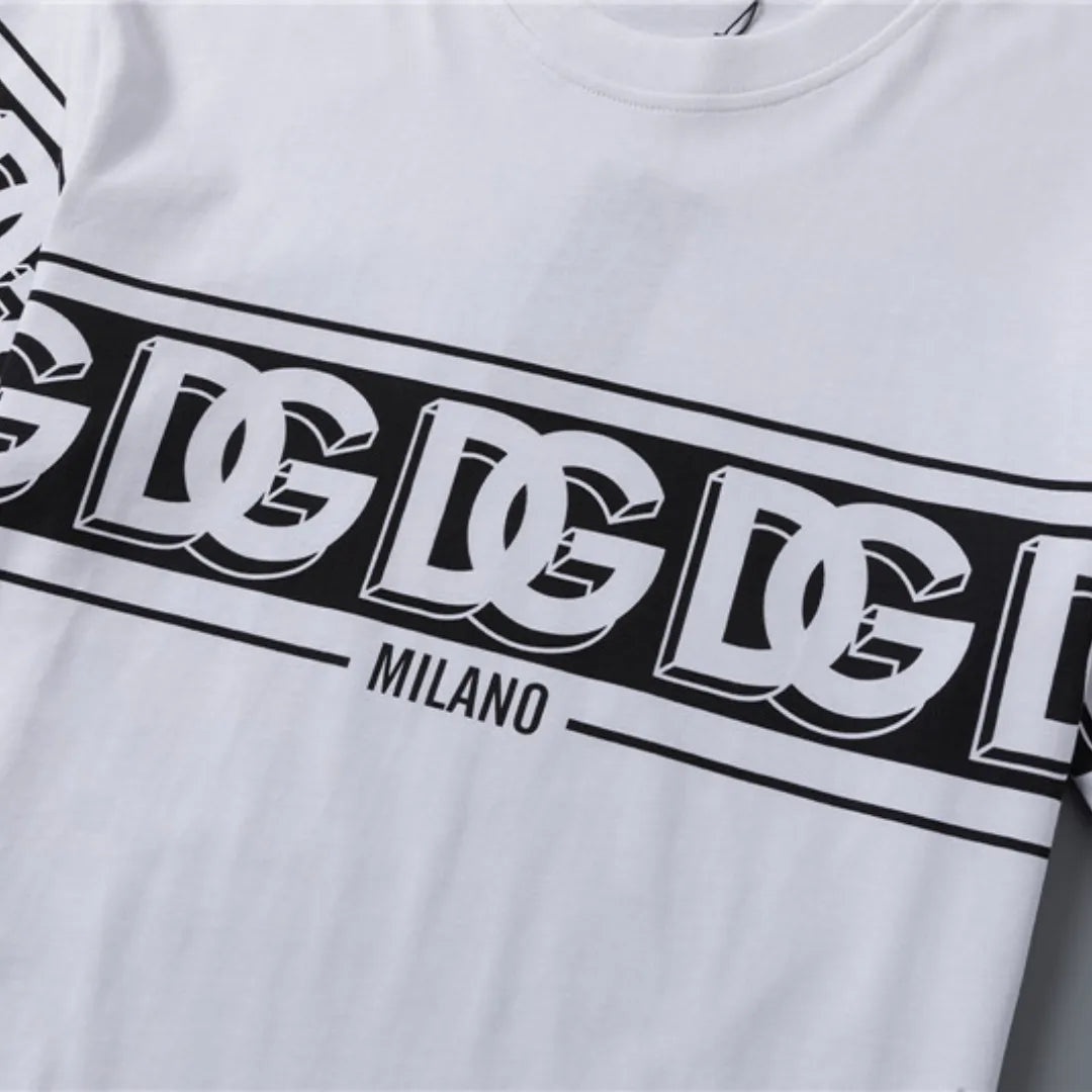 D&G Logo DG Print T-shirt in White - 111 - dng0000111 image 6