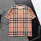 BUR Check Cotton Jacquard T-shirt in Beige - 382 - bbr0000382 image 1