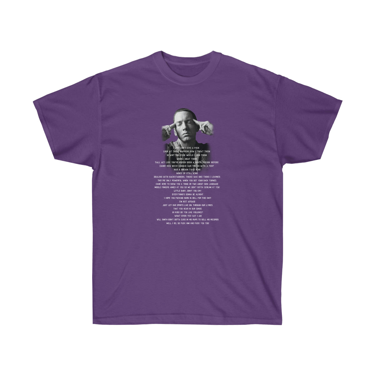 Had Dream I Was A King Men T-Shirt - Purple, M image