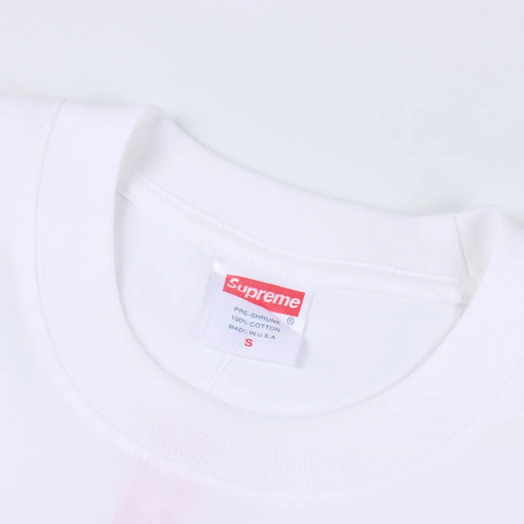 SUP Cross Box Logo T-Shirt in White - 513 - spm0000513 image 2