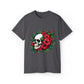 Flower Skull T-Shirt - Charcoal, S image