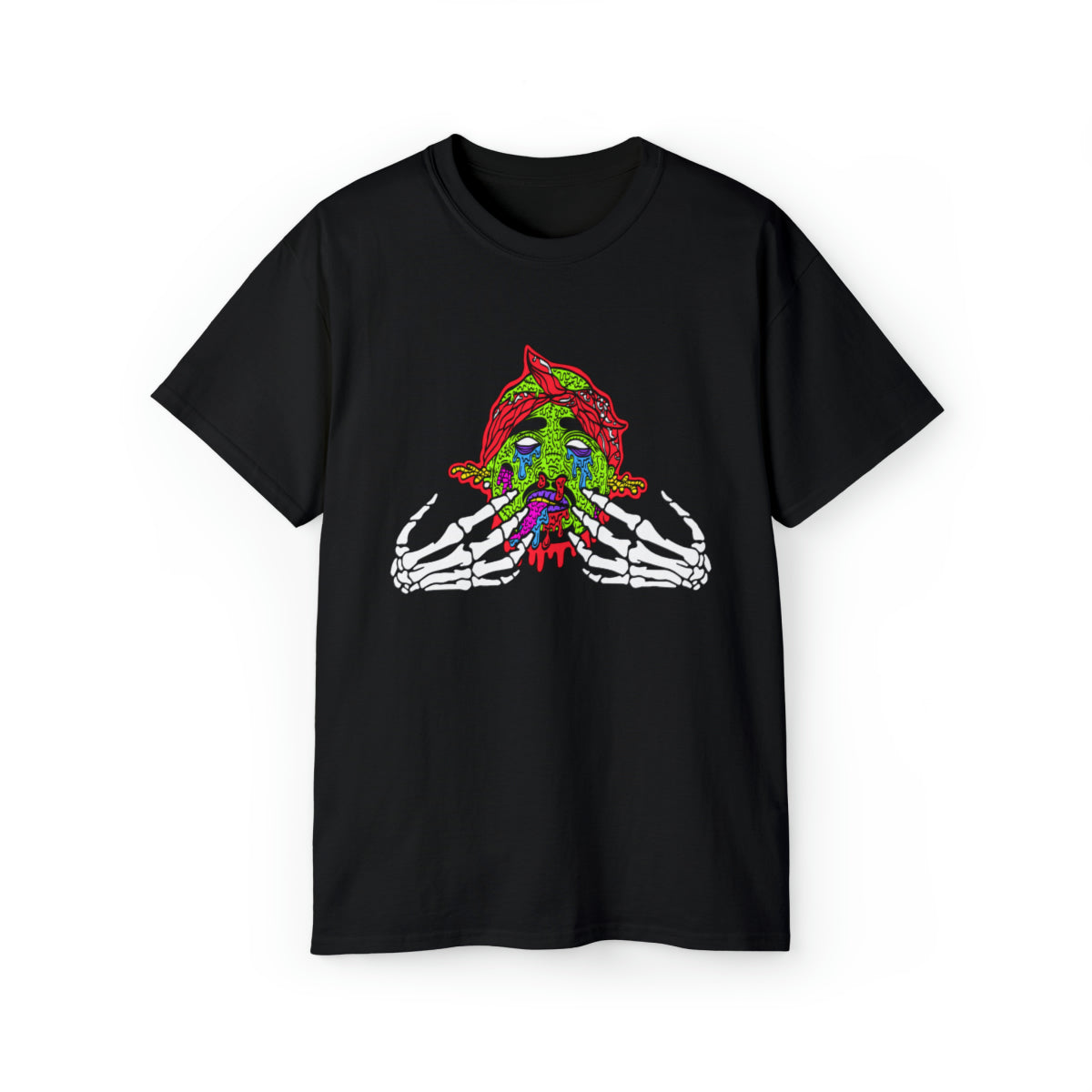 2Pac Monster  T-Shirt - Black, 2XL image