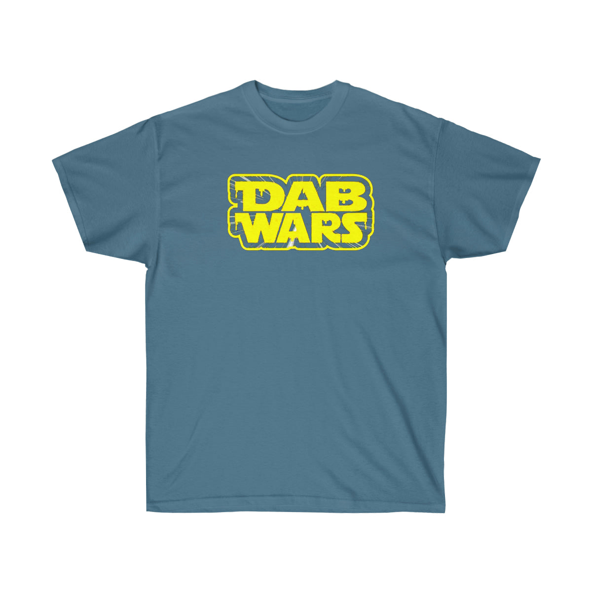 Dab Wars Basic Men T-Shirt - Indigo Blue, XL image