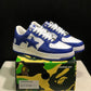 A Bathing Ape Bape Sta #5 Blue Shoes Sneakers - nk0005518 image 2