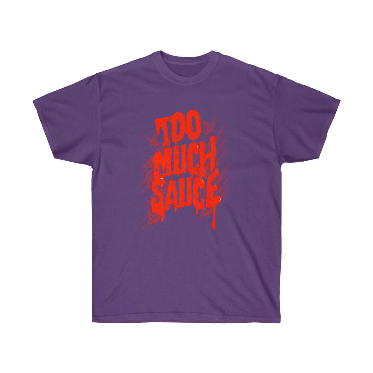 Too Much Sauce Men T-Shirt - Purple, 3XL image
