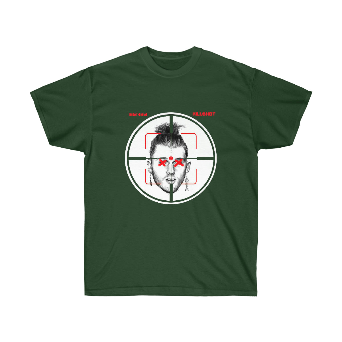 Rap K#llShot Men T-Shirt - Forest Green, M image