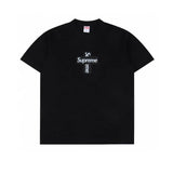 SUP Cross Box Logo T-Shirt in Black - 512 - spm0000512 image 0