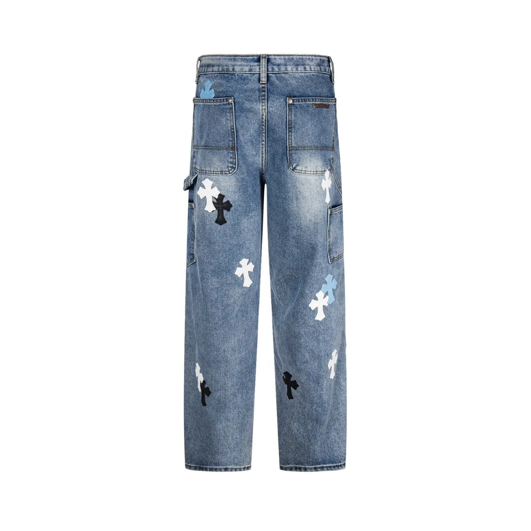 CH Cross Patch Jeans - CH0119 image 1