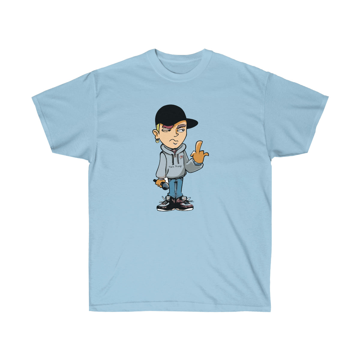 FK You Men T-Shirt - Light Blue, S image
