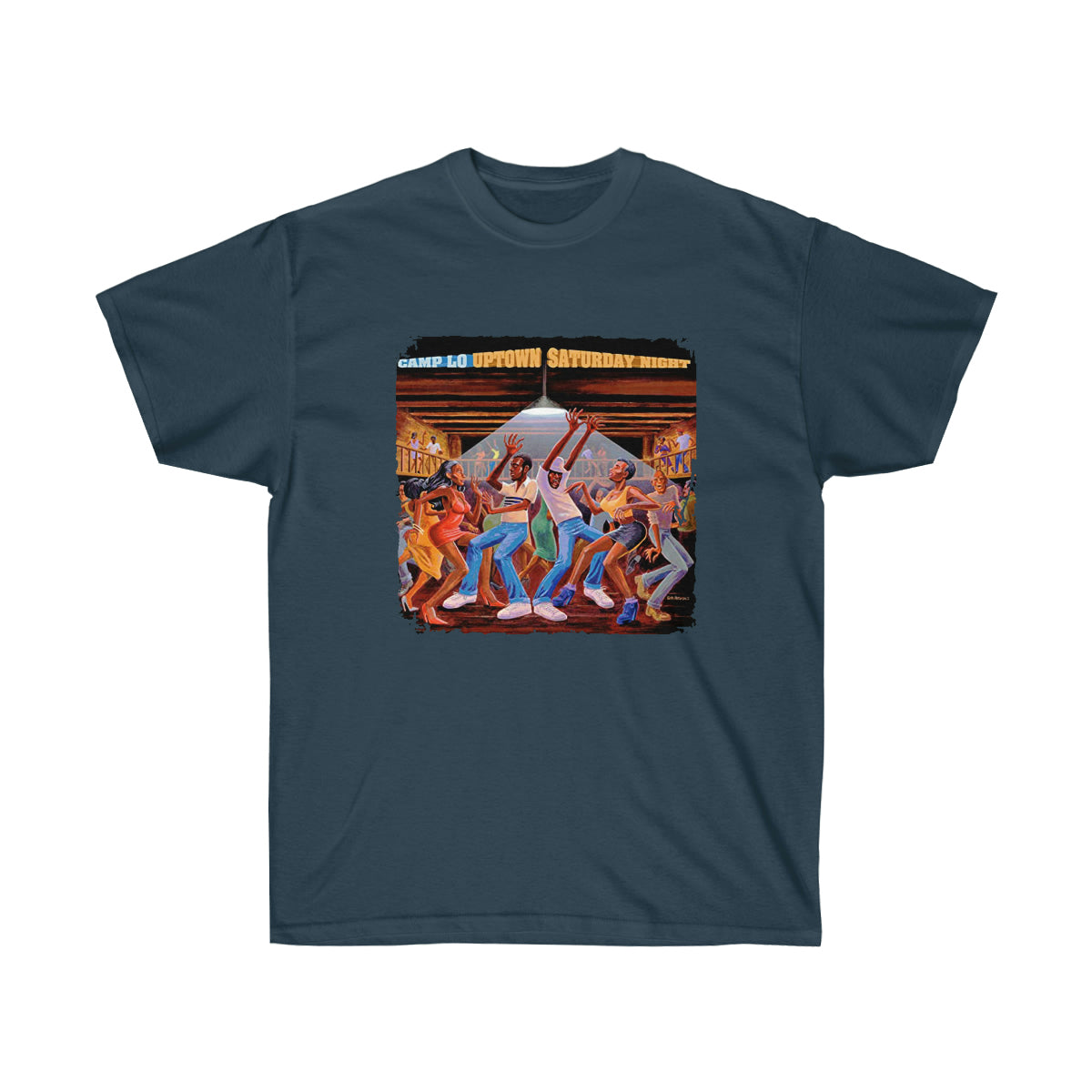 Rap CLO Uptown Saturday Night Men T-Shirt - Blue Dusk, M image