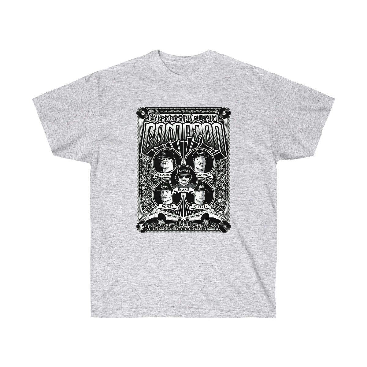 Rap Compton Men T-Shirt - Ash, S image