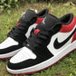 AJ 1 Low Black Toe Shoes Sneakers – nk0000732