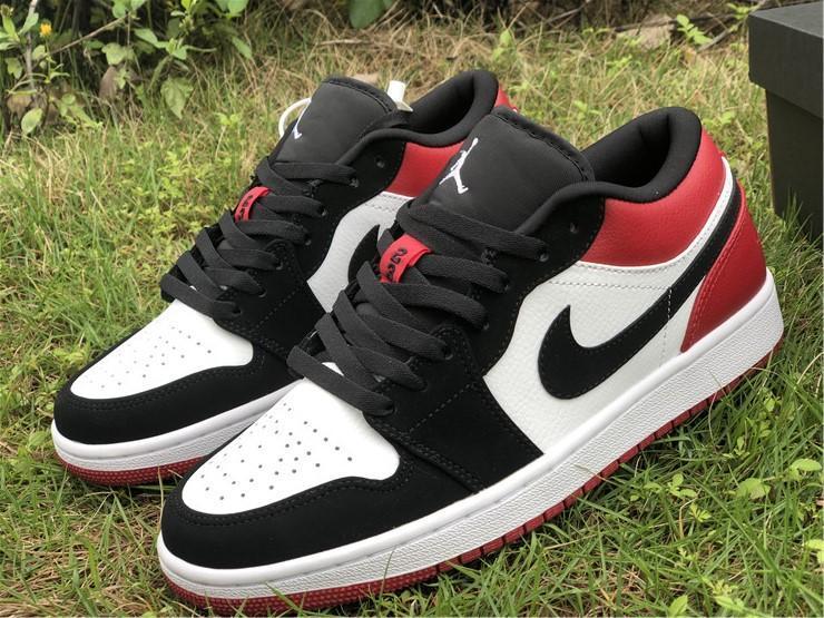 AJ 1 Low Black Toe Shoes Sneakers – nk0000732